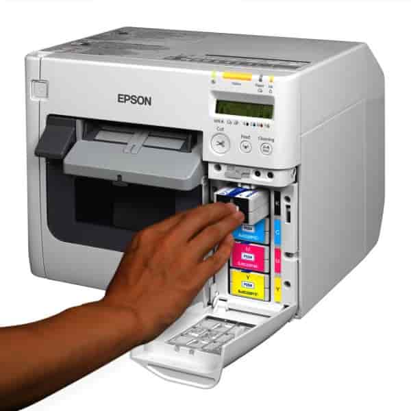 خرید اینترنتی لیبل پرینتر رنگی Epson C3500 